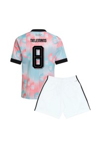 Belgia Youri Tielemans #8 Jalkapallovaatteet Lasten Vieraspeliasu MM-kisat 2026 Lyhythihainen (+ Lyhyet housut)